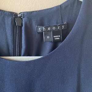 theory sleeveless dress with side pockets
